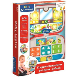 CLEMENTONI Zabawka laptop edukacyjny Baby Kacperek Komputerek