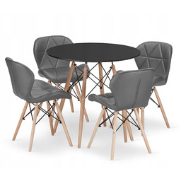 Stół z Krzesłami Nowoczesny Do Salonu Jadalni Kuchni