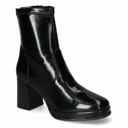 Botki Tamaris 1-25379-29/018 Czarne lakier