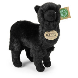 Maskotka Pluszowa realistyczna Lama czarna 23cm Eco Friendly