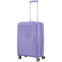 Walizka średnia Soundbox American Tourister - lavender