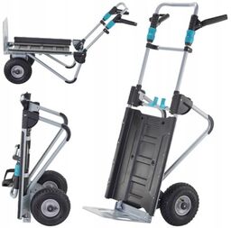Wolfcraft TS 2500 - Składany wózek-taczka transportowy 2w1