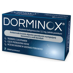 DORMINOX 12,5 mg, 7 tabletek - Lek o