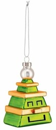 Alessi CHRISTMAS Zawieszka Choinkowa - Bombka Cubik Tree