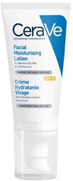 CeraVe, krem nawilżający do twarzy z ceramidami, SPF