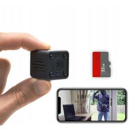 Kuus C2 Mini Kamera Z Czujnikiem Ruchu Kompaktowa