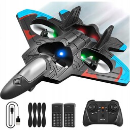 Dron Myśliwiec Rc Led Pilot Samolot Zdalnie Sterowany