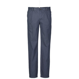 Spodnie Męskie Lniane Granatowe S4 Duże Rozmiary