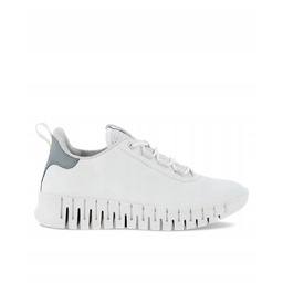 ECCO BIAŁE SPORTOWE SNEAKERSY ZE SKÓRY NATURALNEJ DAMSKIE