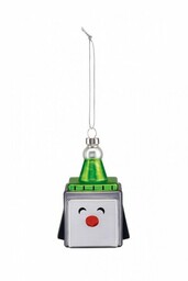Alessi CHRISTMAS Zawieszka Choinkowa - Bombka Cubik Penguin
