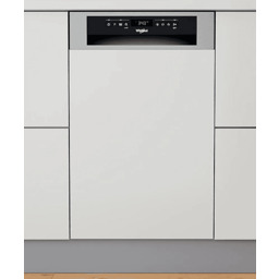 Zmywarka do zabudowy częściowo zintegrowana WHIRLPOOL WSBO3O34PFX Srebrny