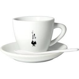 Bialetti Y0TZ099 Instytucjonalny kubek do cappuccino (ze spodkiem),