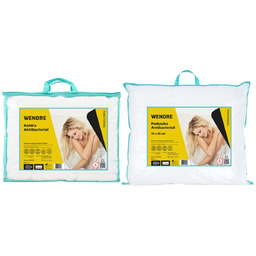 Kołdra 160x200 Poduszka 70X80 Antibacterial