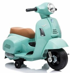 SUN BABY Motorek elektryczny Scooter Vespa Turkusowy