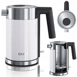 Czajnik elektryczny stal nierdzewna Graef Wk 401 biały