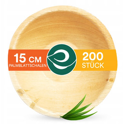 Eco Soul Miski z Liści Palmowych 200 Sztuk