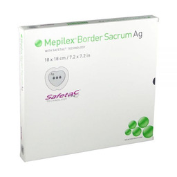 MÖLNLYCKE MEPILEX BORDER SACRUM AG 18x18 cm Opatrunek