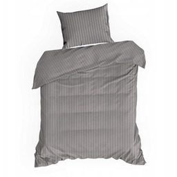 Pościel Z Satyny Bawełnianej W Prążki Vera 140X200