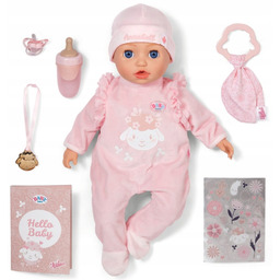 Baby born Lalka Interaktywna Annabell 43 cm Smoczek