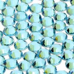 Cyrkonie do paznokci szklane SS10 Aquamarine ok.50 szt