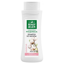 BIAŁY JELEŃ_Codzienna Pielęgnacja szampon do włosów suchych Bawełna