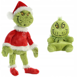 Grinch Zestaw Palm Pals Maskotka Przytulanka Mikołaj Gra