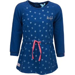 Dziewczęca sukienka z długim rękawem granatowa Lief r.74