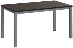 Elior Minimalistyczne biurko z metalowymi nogami wenge -