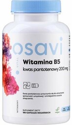 OSAVI Witamina B5 - Kwas pantotenowy 200 mg