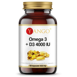 Yango Omega 3 + D3 4000 IU, 60
