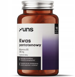 UNS Kwas Pantotenowy Witamina B5 200mg 90vegcaps
