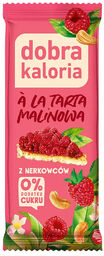 Dobra Kaloria Baton z nerkowców a''la tarta malinowa,
