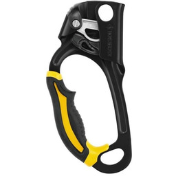 PETZL Przyrząd zaciskowy z rączką ASCENSION - lewy-Złoty