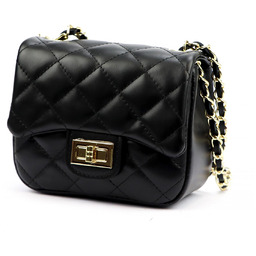 Luka pikowana listonoszka torebka na ramię skórzana pasek