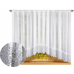 Firana Gotowa 500 x 130 CM W Łuk