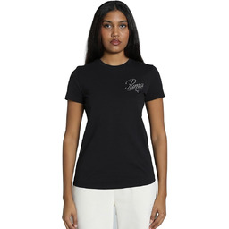 PUMA Koszulka ESS Script PUMA czarna