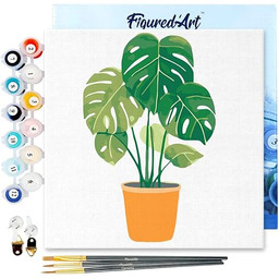 Figured''Art Mini malowanie według numerów dla dorosłych 20x20cm