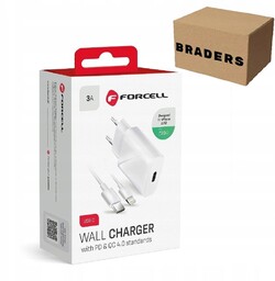 Ładowarka USB-C 3000 mA + Kabel Lightning