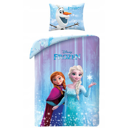 Pościel bawełniana Kraina Lodu Frozen Elza Anna 140x200