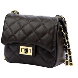 Luka pikowana listonoszka torebka na ramię skórzana pasek