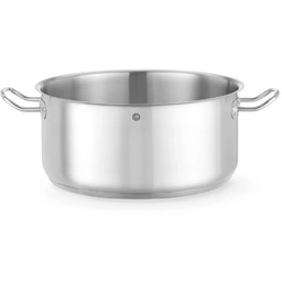 HENDI Garnek ze stali nierdzewnej niski Kitchen Line,