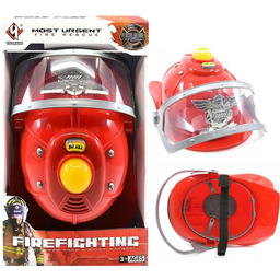 Kask Strażacki Hełm światło dźwięk