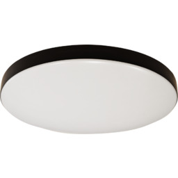 Milagro Ledowy plafon Maya 13W czarna z czujnikiem