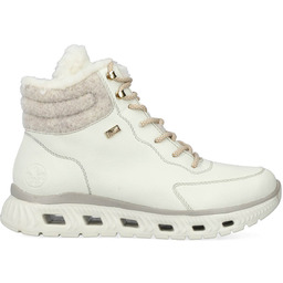 Botki damskie ocieplane sportowe białe Rieker M6010-80