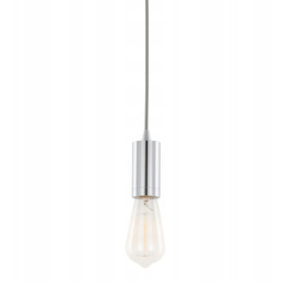 Lampa Wisząca Plafon Moderna Chromowana E27 Aluminiowa Italux