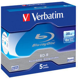 Płyty Verbatim BD-R LS BluRay 25GB 6x -
