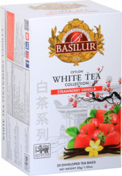 WHITE TEA - STRAWBERRY VANILLA saszetki - 20