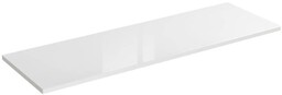 Blat 60cm Kolekcja Capri White Biały Połysk, Dąb