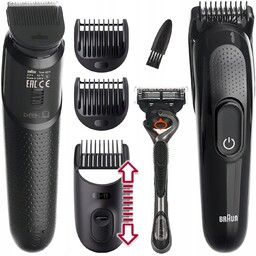 Braun Series 3 Maszynka do włosów, Trymer, Golarka