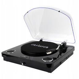 Gramofon Stereofoniczny Rubinowa Igła Bluetooth Aiwa GBTUR-120BK Mkii